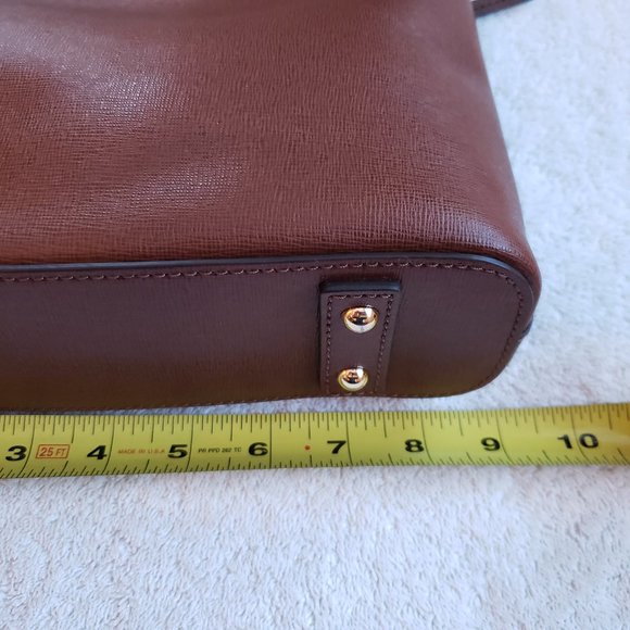 Dooney & Bourke Amber Colored Saffiano Zip Crossbody - Picture 13 of 16